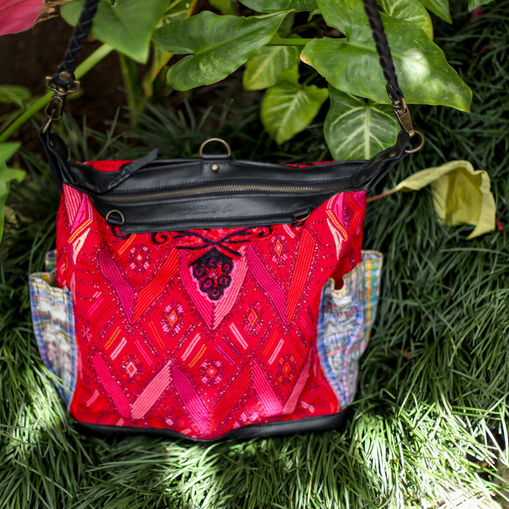 BEATRIZ MCDB + DIAMANTE STRAP - OOAK HUIPIL - BLACK -  NO.18465