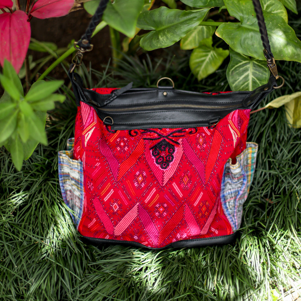 BEATRIZ MCDB + DIAMANTE STRAP - OOAK HUIPIL - BLACK -  NO.18465