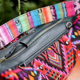 BEATRIZ MCDB + DIAMANTE STRAP - OOAK HUIPIL - BLACK - NO. 200183