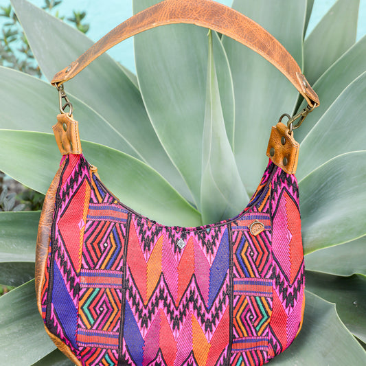 BOHO SADDLE BAG - OOAK HUIPIL - WRANGLER - NO. 19410