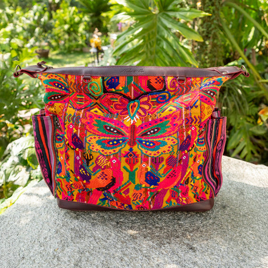 BEATRIZ CDB - BUTTERFLY HUIPIL - VINO TINTO - NO. 15951