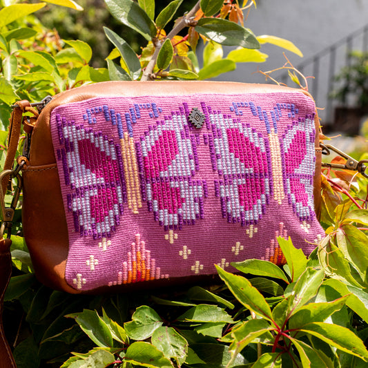 H&S WANDER CROSSBODY SET - H&S  BUTTERFLY - CAFE - NO. 16621