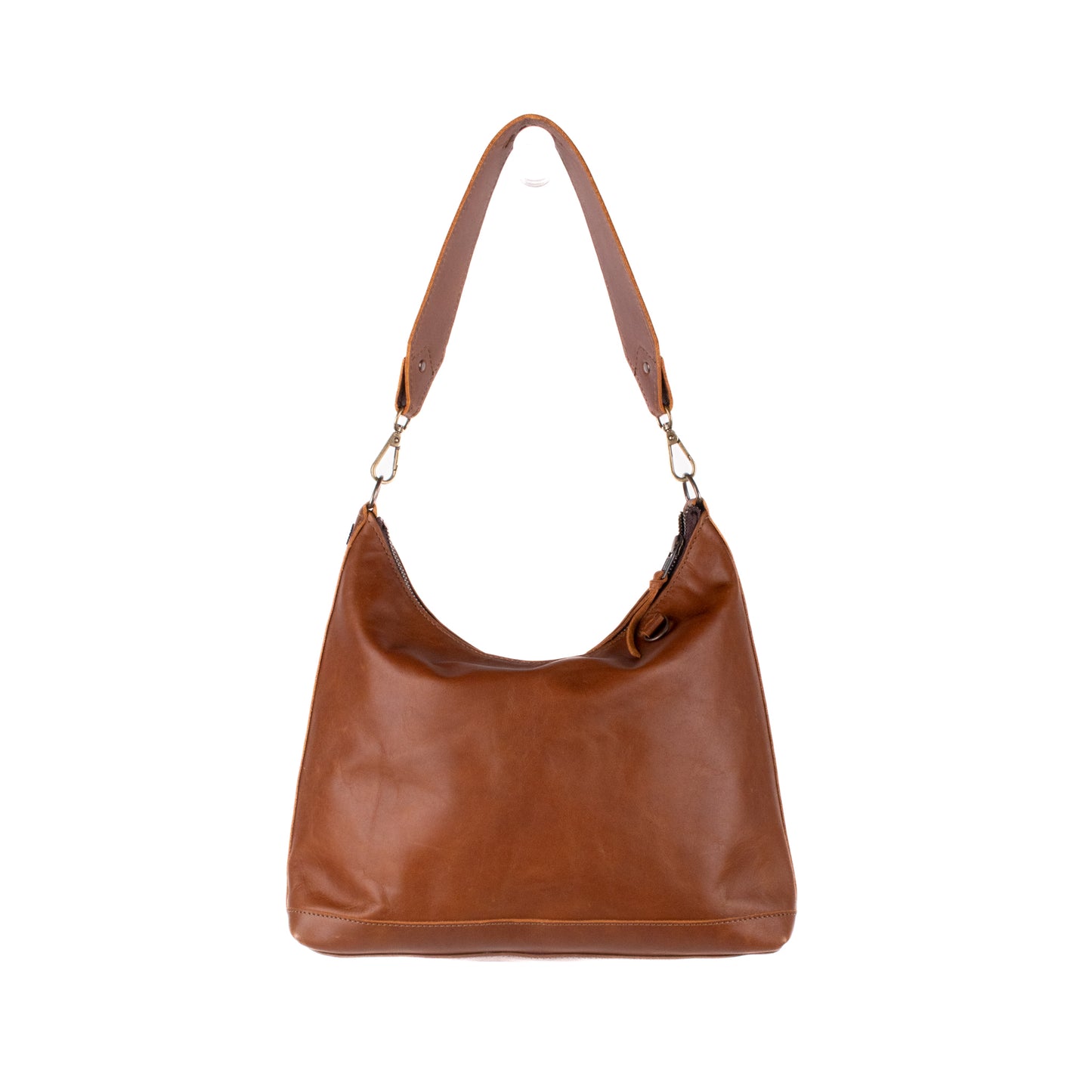 SMALL PENELOPE BAG - FULL LEATHER - CAFE