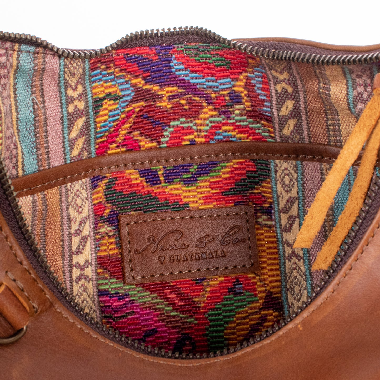 SMALL PENELOPE BAG - FULL LEATHER - CAFE