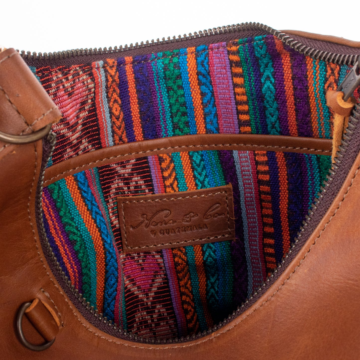 SMALL PENELOPE BAG - FULL LEATHER - CAFE