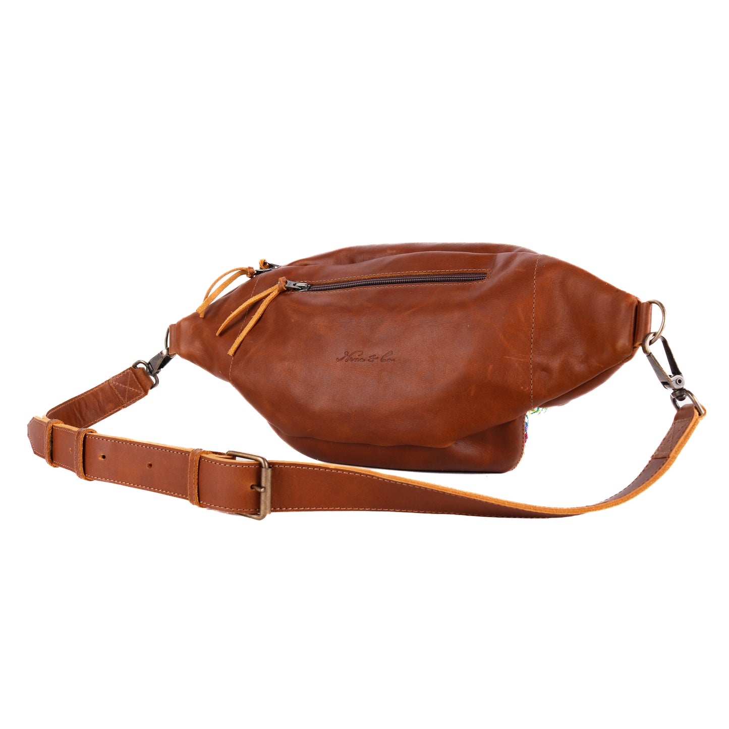 EL DON MANNY PACK WITH JADE - OOAK HUIPIL - CAFE - NO. 18240