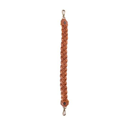 BRAIDED SHOULDER STRAP - CAFE