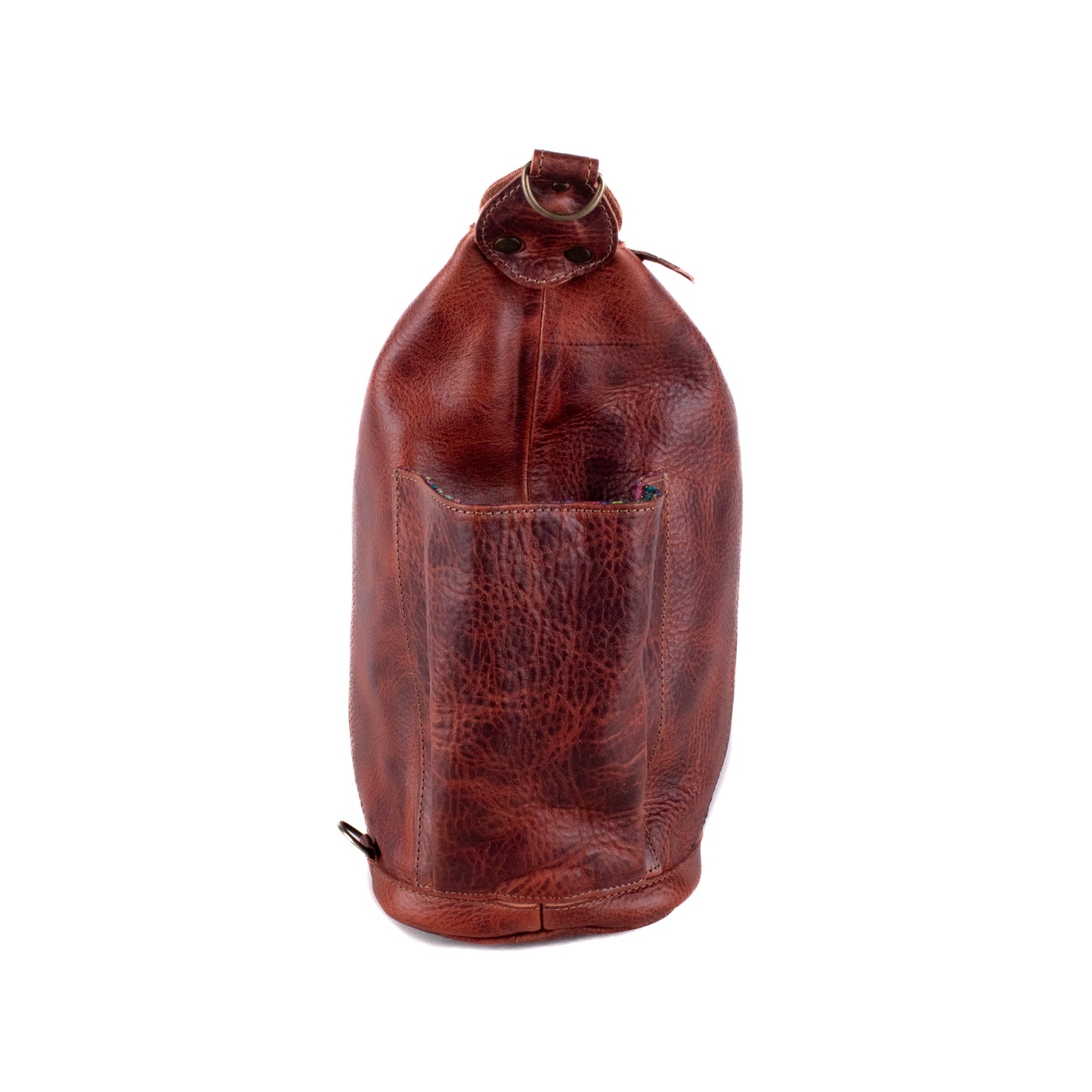 BEATRIZ CONVERTIBLE DAY BAG - FULL LEATHER - COPPER
