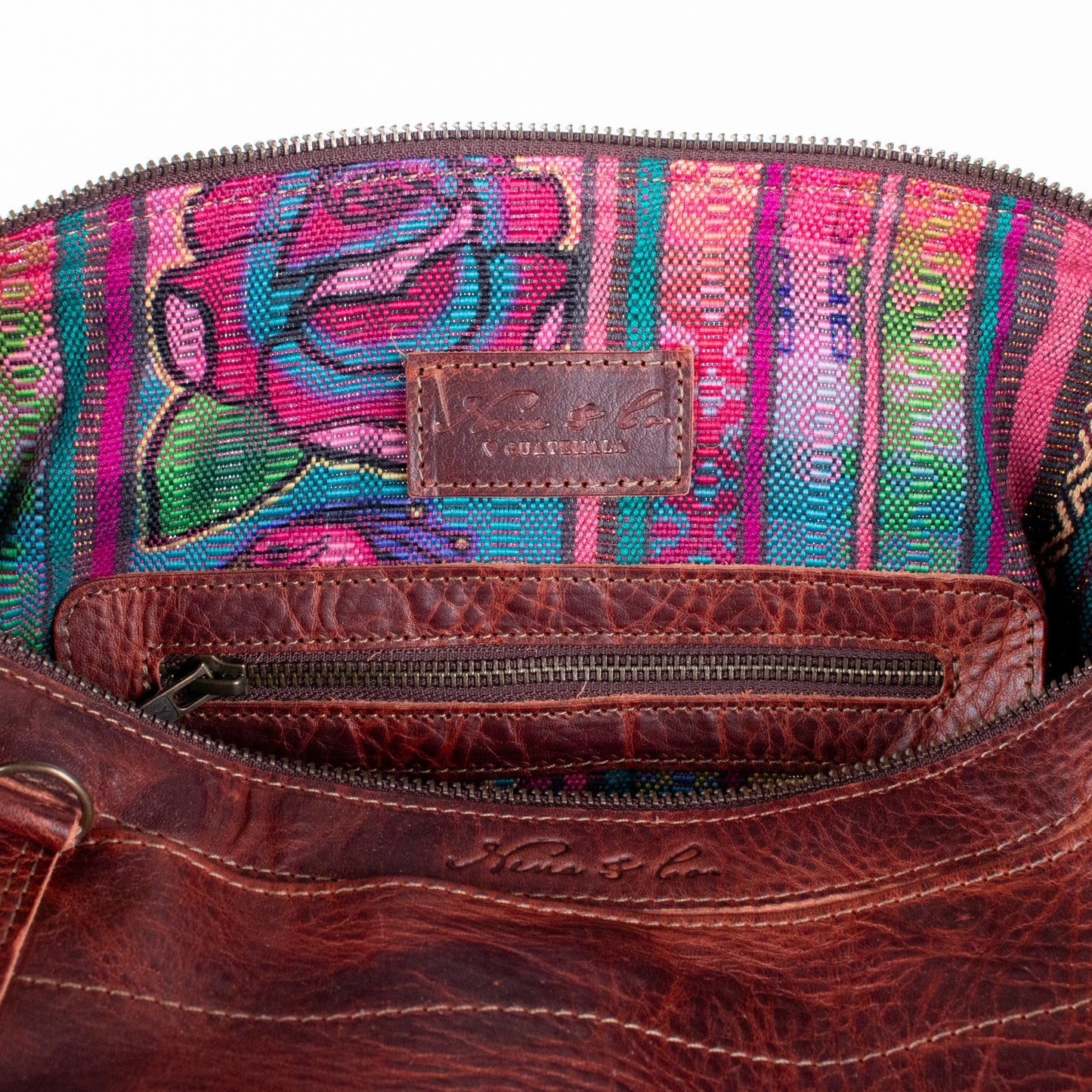 BEATRIZ CONVERTIBLE DAY BAG - FULL LEATHER - COPPER