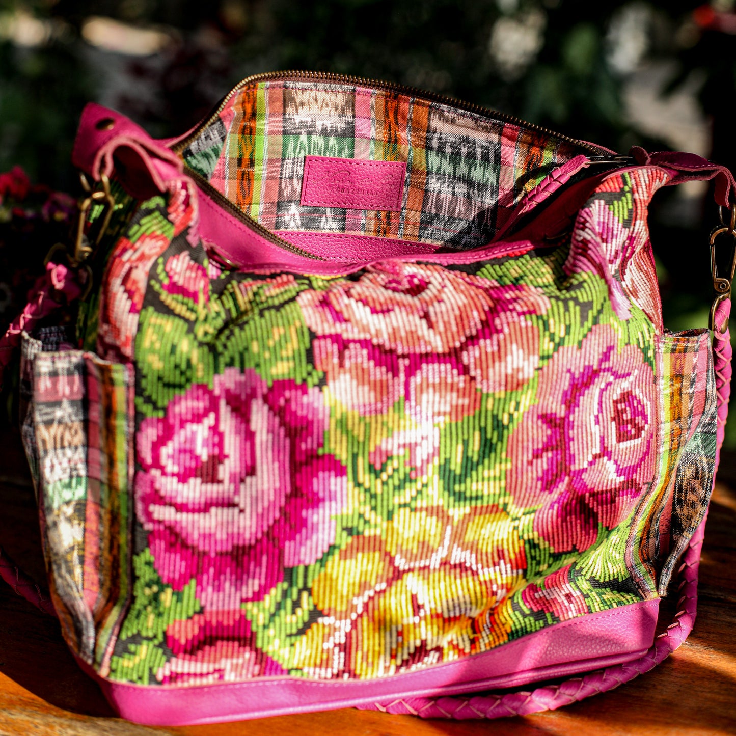 BEATRIZ MCDB + DIAMANTE STRAP - OOAK HUIPIL - BABY RHINO - 19287