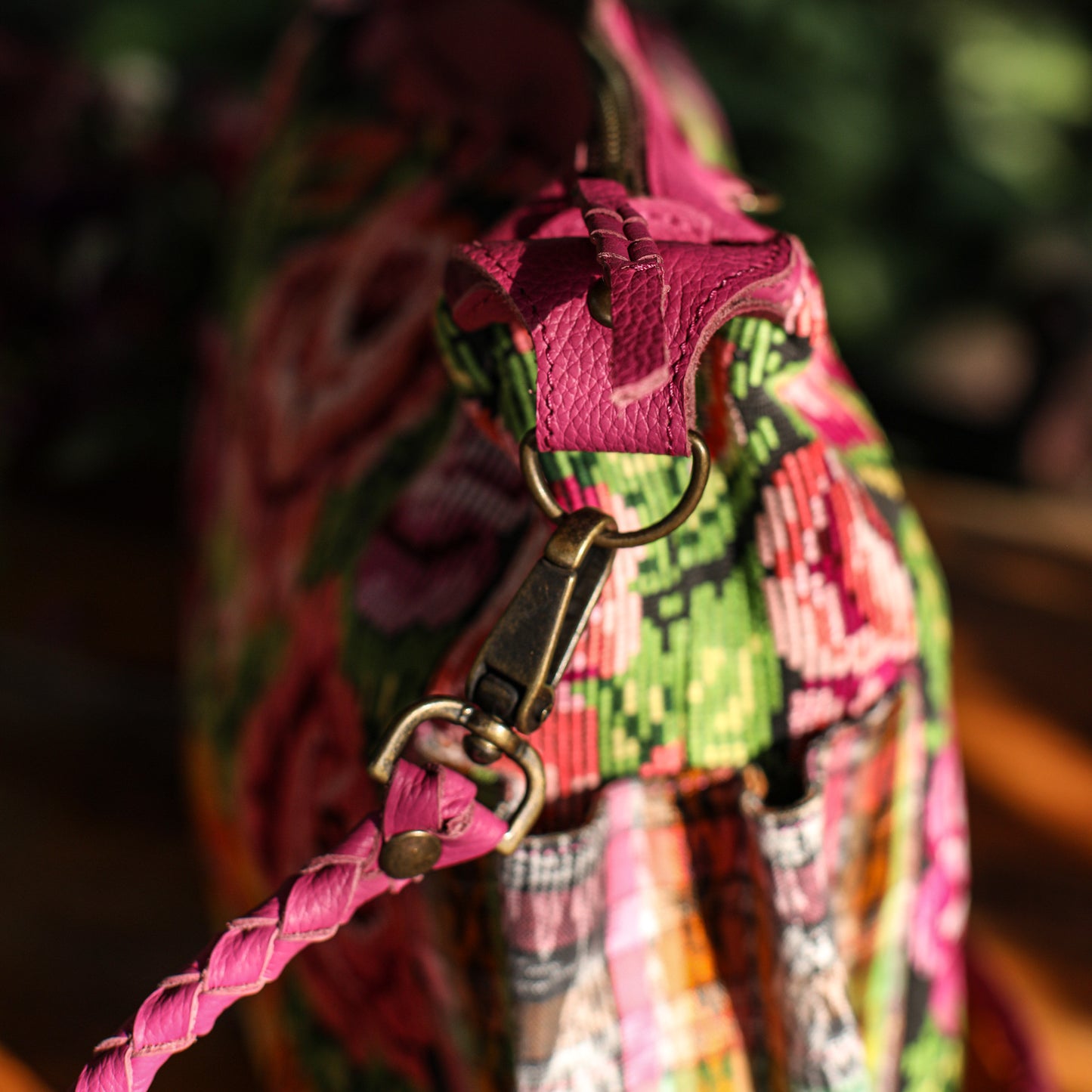 BEATRIZ MCDB + DIAMANTE STRAP - OOAK HUIPIL - BABY RHINO - 19287