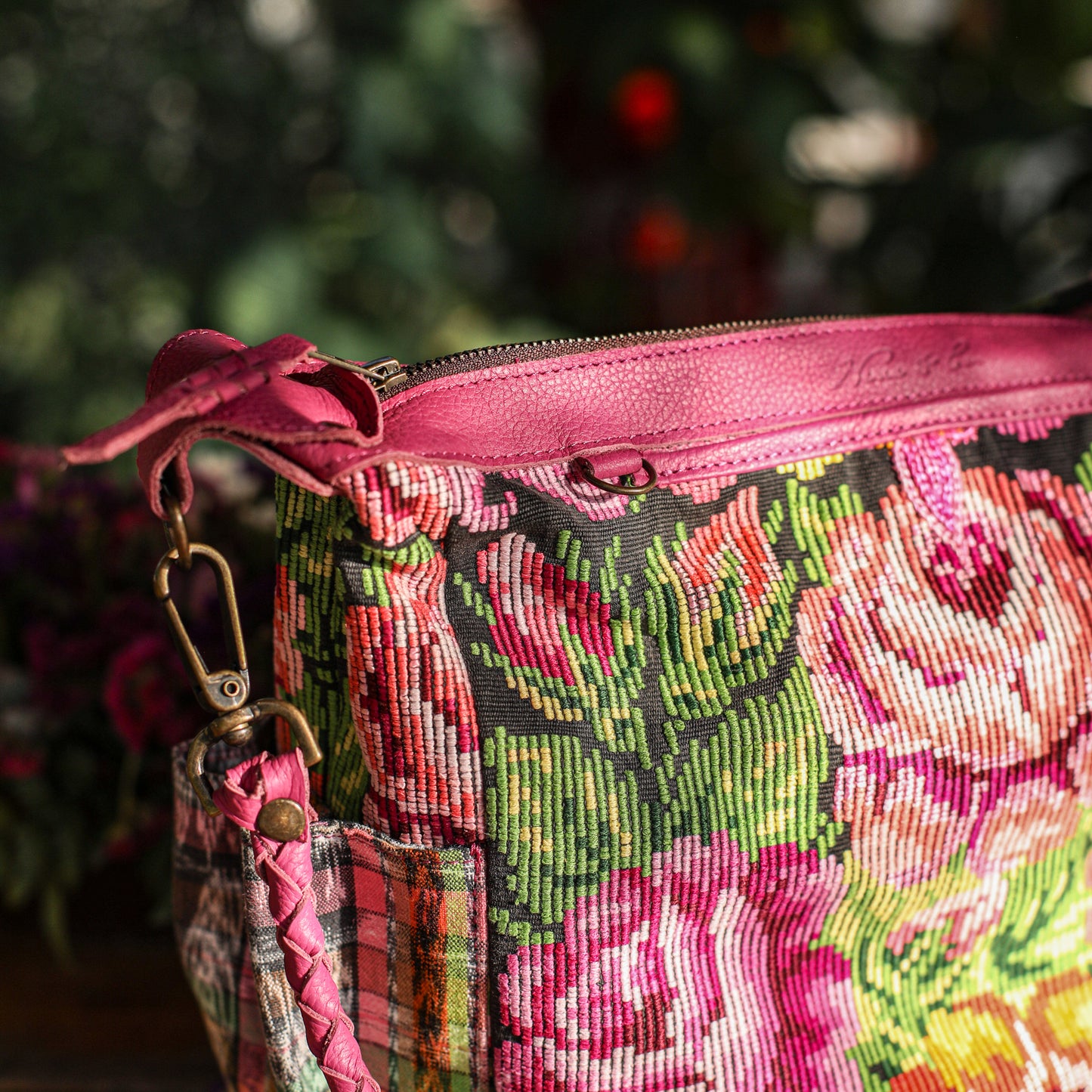 BEATRIZ MCDB + DIAMANTE STRAP - OOAK HUIPIL - BABY RHINO - 19287