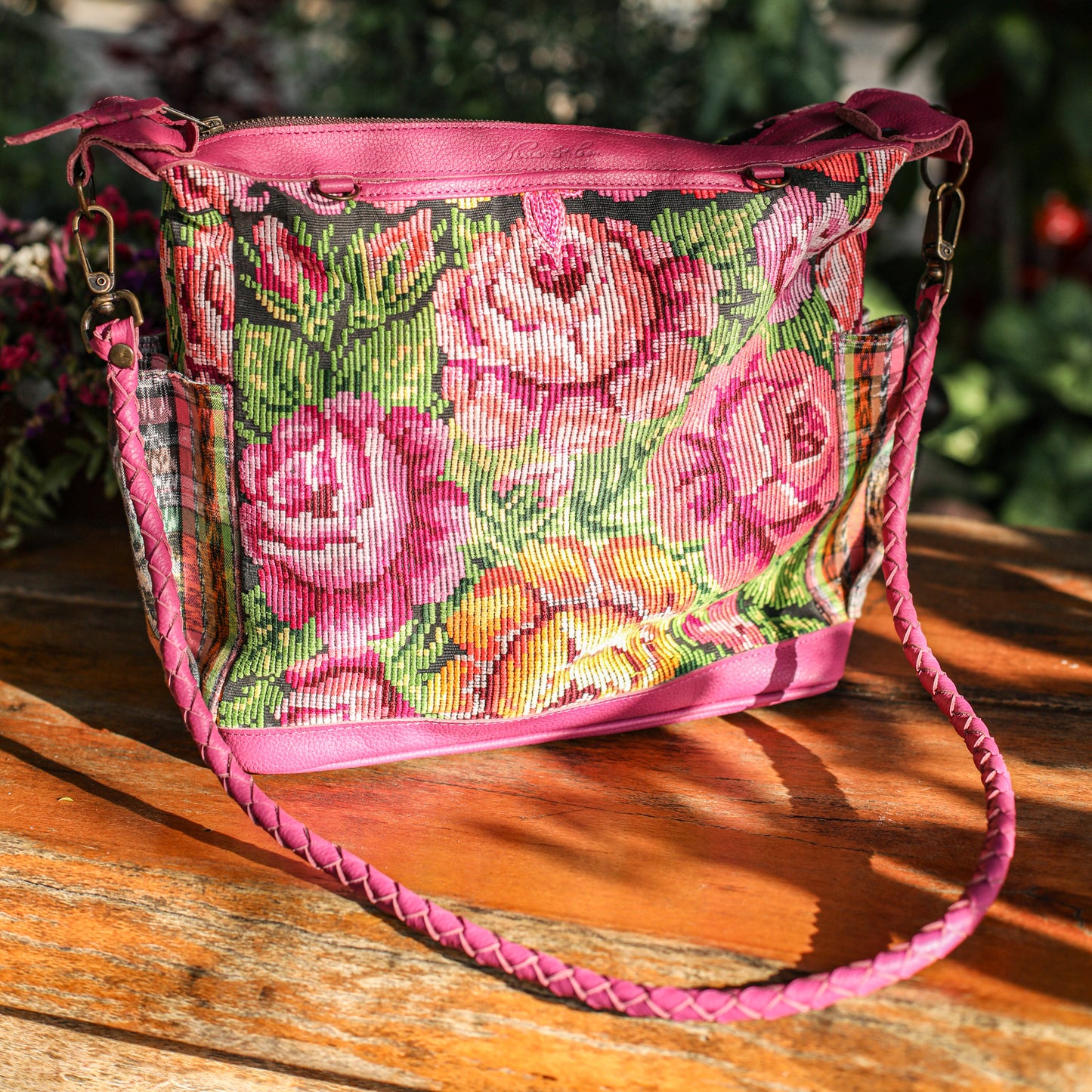 BEATRIZ MCDB + DIAMANTE STRAP - OOAK HUIPIL - BABY RHINO - 19287