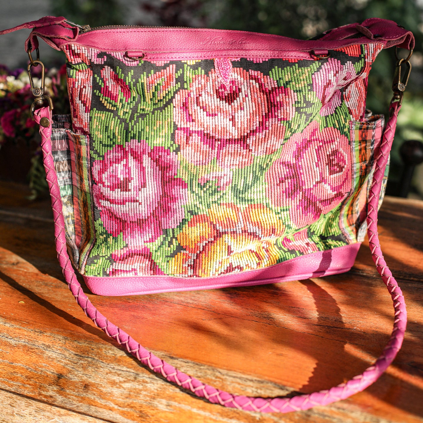 BEATRIZ MCDB + DIAMANTE STRAP - OOAK HUIPIL - BABY RHINO - 19287