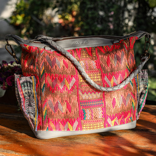 BEATRIZ MCDB + DIAMANTE STRAP - OOAK HUIPIL - PLATINUM - 19289