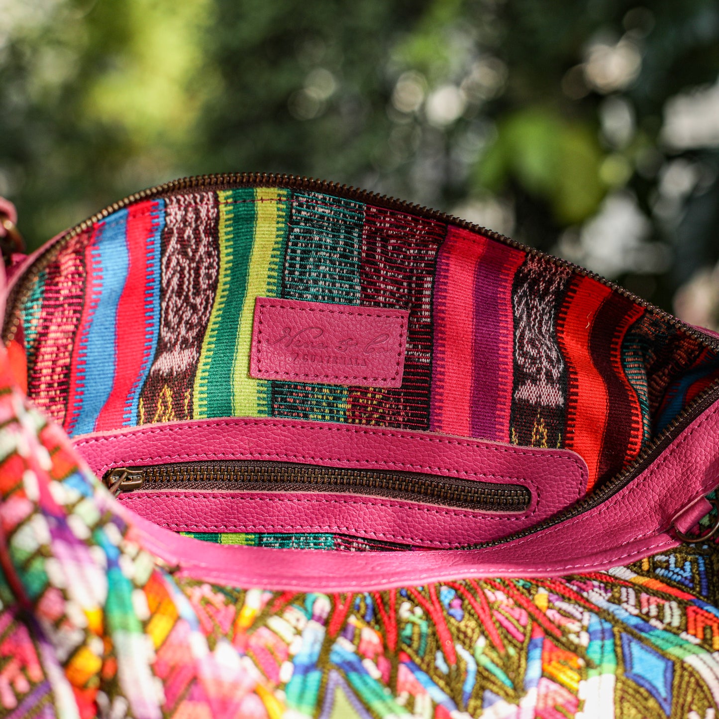 BEATRIZ CDB + DIAMANTE STRAP - OOAK HUIPIL - BABY RHINO - NO. 19294