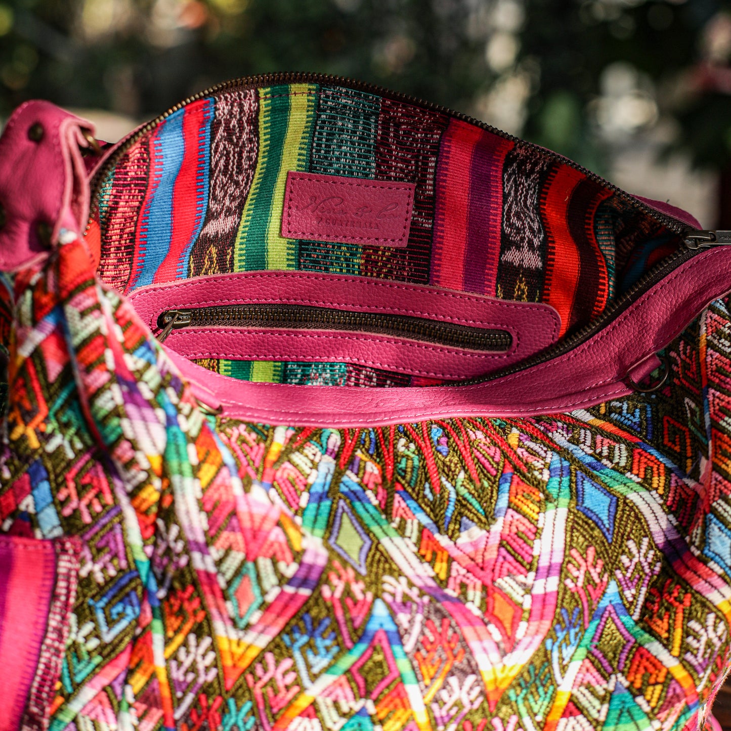 BEATRIZ CDB + DIAMANTE STRAP - OOAK HUIPIL - BABY RHINO - NO. 19294