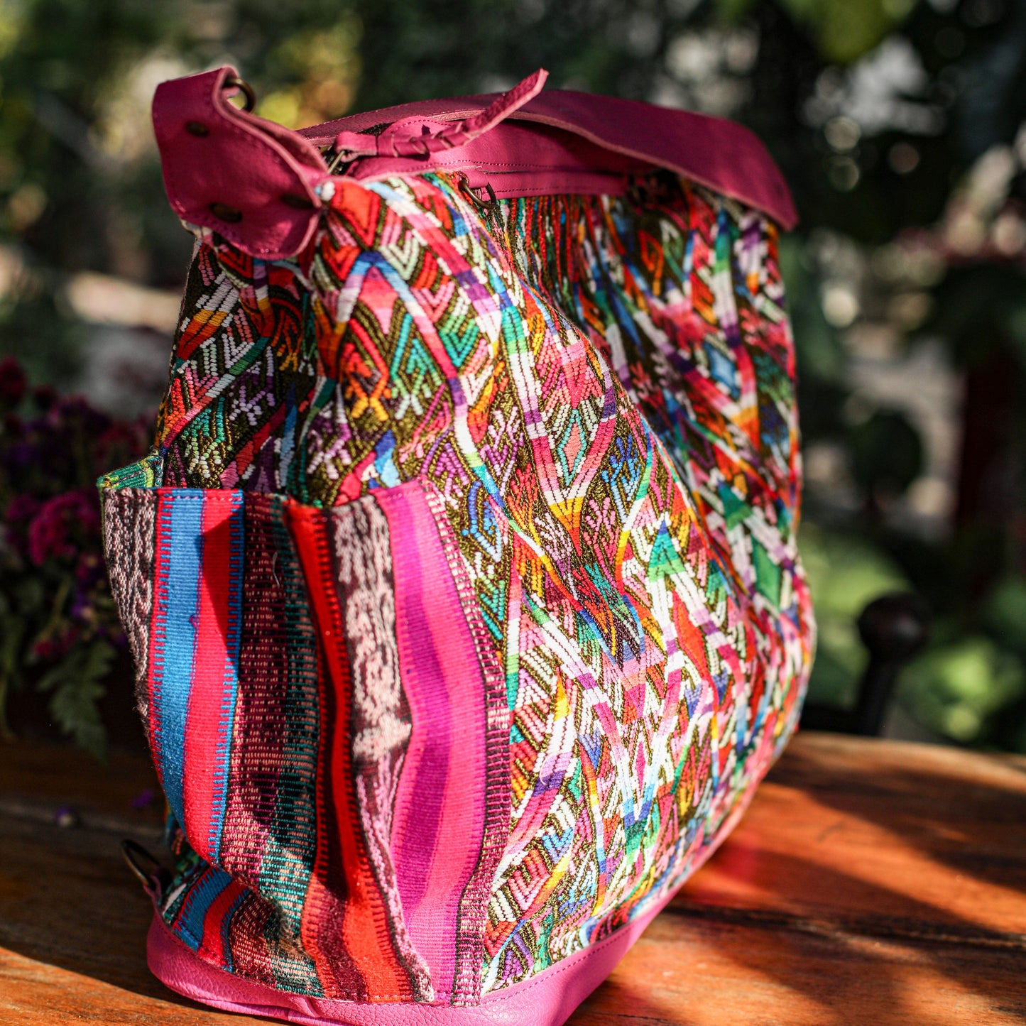 BEATRIZ CDB + DIAMANTE STRAP - OOAK HUIPIL - BABY RHINO - NO. 19294