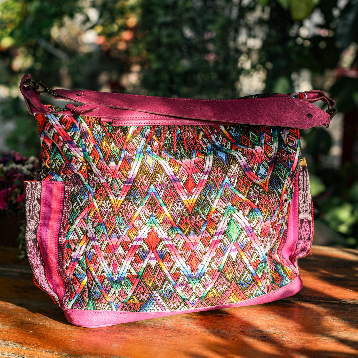 BEATRIZ CDB + DIAMANTE STRAP - OOAK HUIPIL - BABY RHINO - NO. 19294