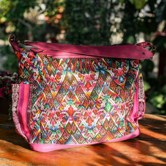 BEATRIZ CDB + DIAMANTE STRAP - OOAK HUIPIL - BABY RHINO - NO. 19294