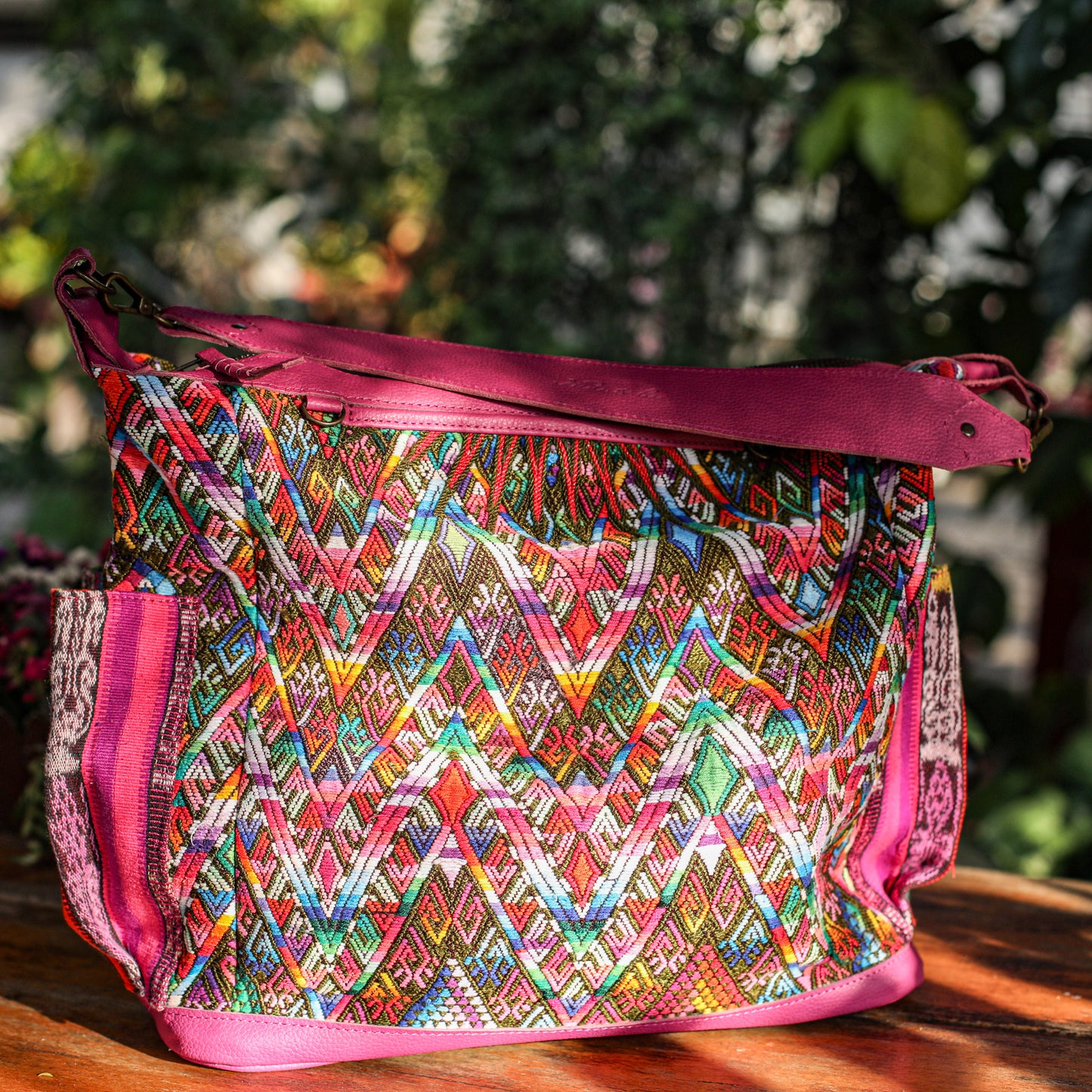 BEATRIZ CDB + DIAMANTE STRAP - OOAK HUIPIL - BABY RHINO - NO. 19294