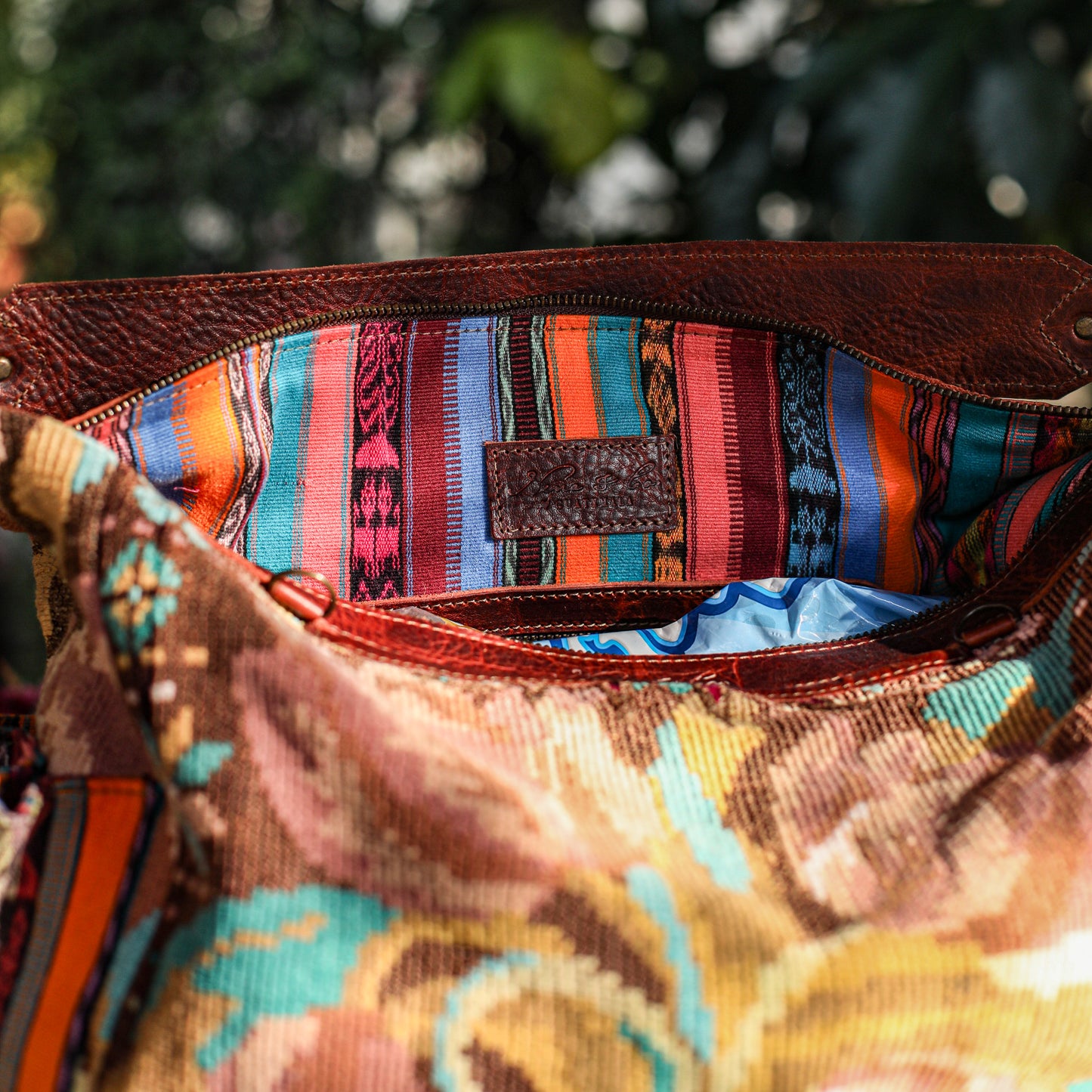 BEATRIZ CDB + DIAMANTE STRAP - OOAK HUIPIL - COPPER - NO. 19292