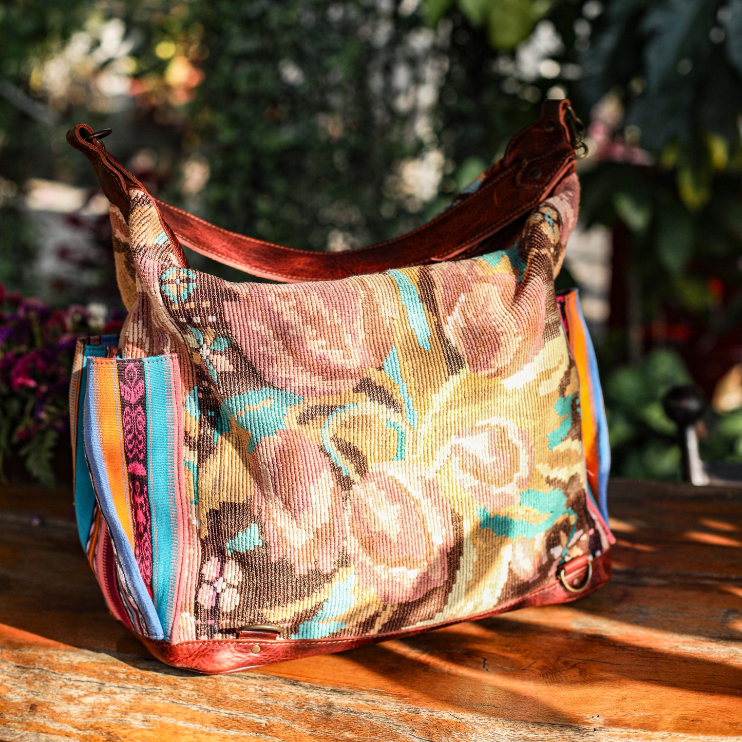 BEATRIZ CDB + DIAMANTE STRAP - OOAK HUIPIL - COPPER - NO. 19292