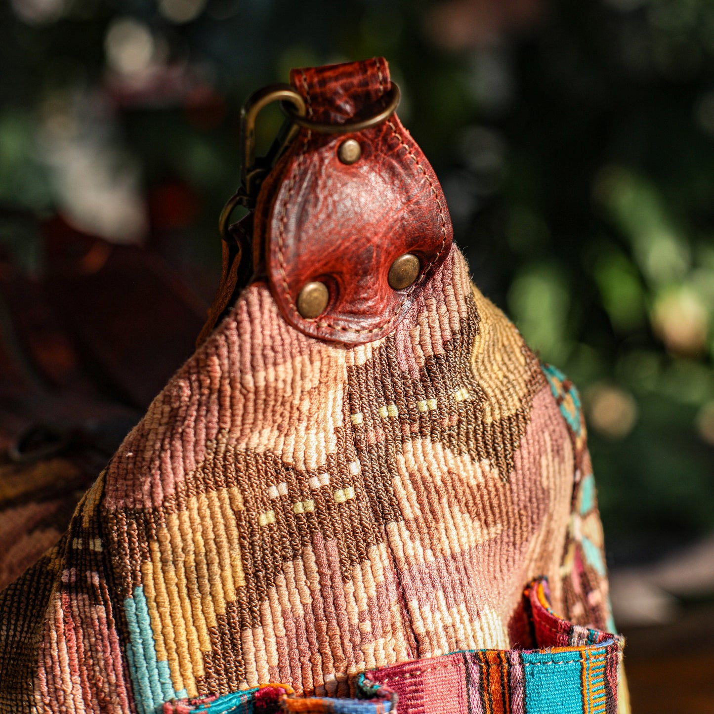 BEATRIZ CDB + DIAMANTE STRAP - OOAK HUIPIL - COPPER - NO. 19292