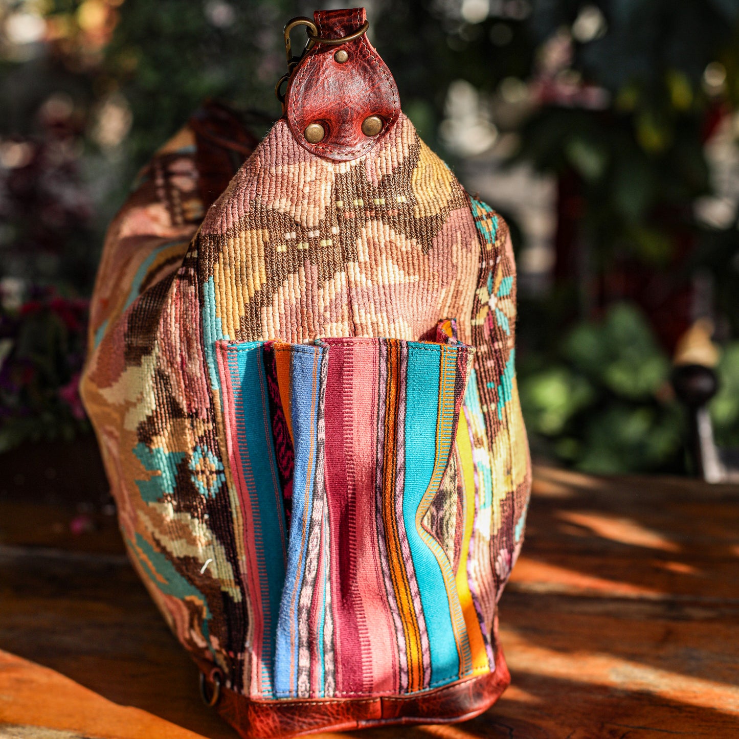 BEATRIZ CDB + DIAMANTE STRAP - OOAK HUIPIL - COPPER - NO. 19292