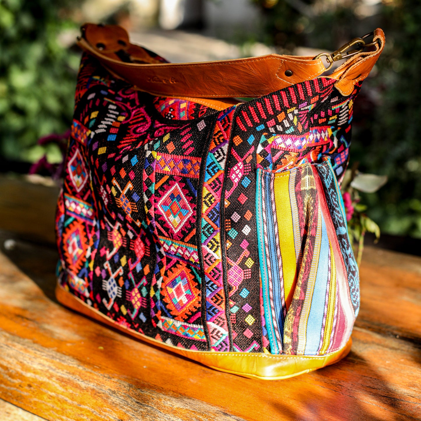 BEATRIZ CDB + DIAMANTE STRAP - OOAK HUIPIL - DUNA AMARILLA - NO. 19300