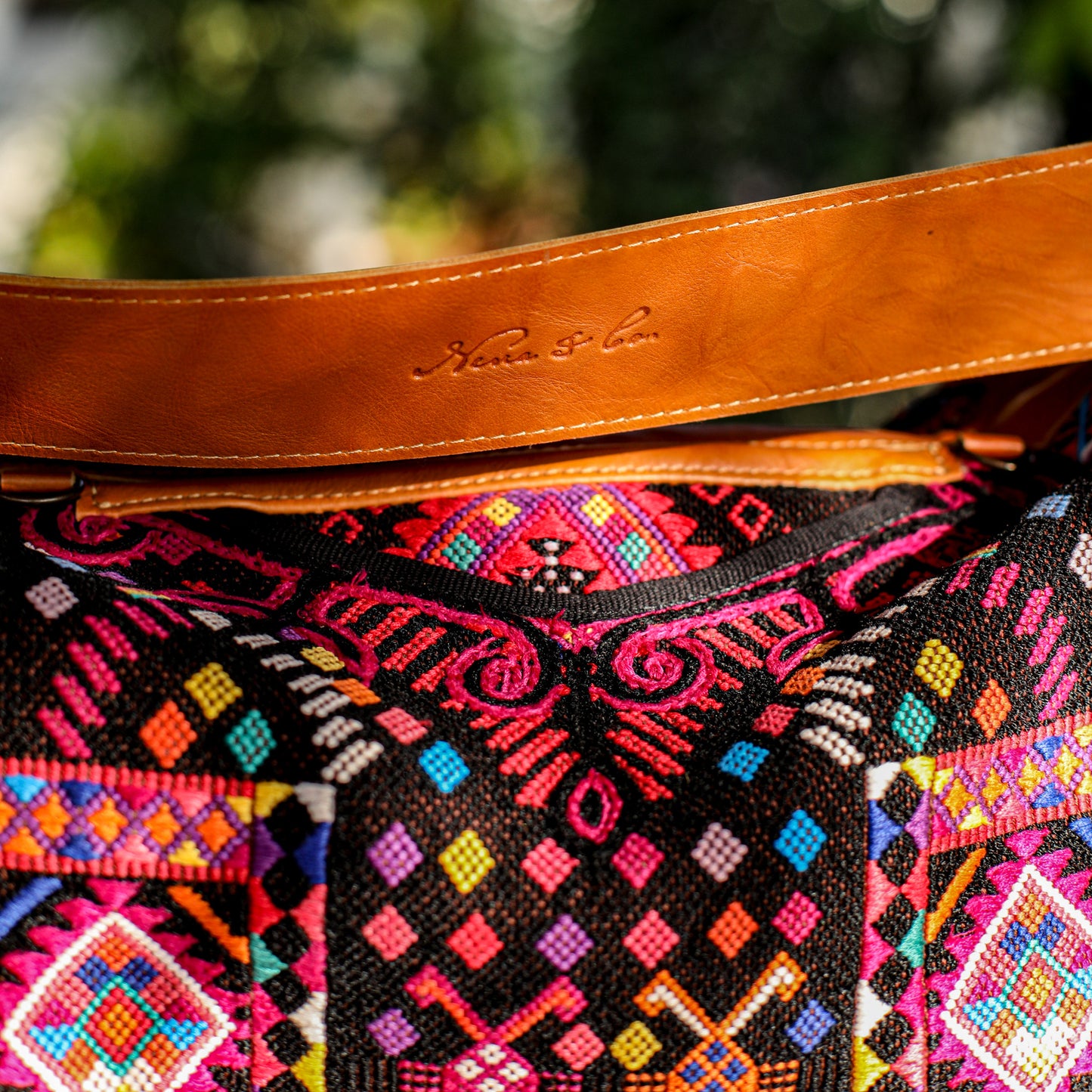 BEATRIZ CDB + DIAMANTE STRAP - OOAK HUIPIL - DUNA AMARILLA - NO. 19300