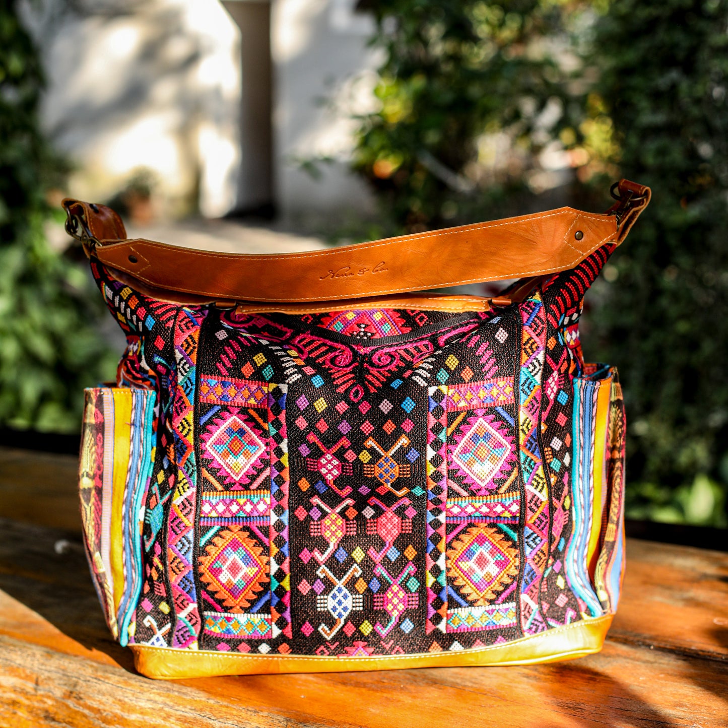 BEATRIZ CDB + DIAMANTE STRAP - OOAK HUIPIL - DUNA AMARILLA - NO. 19300