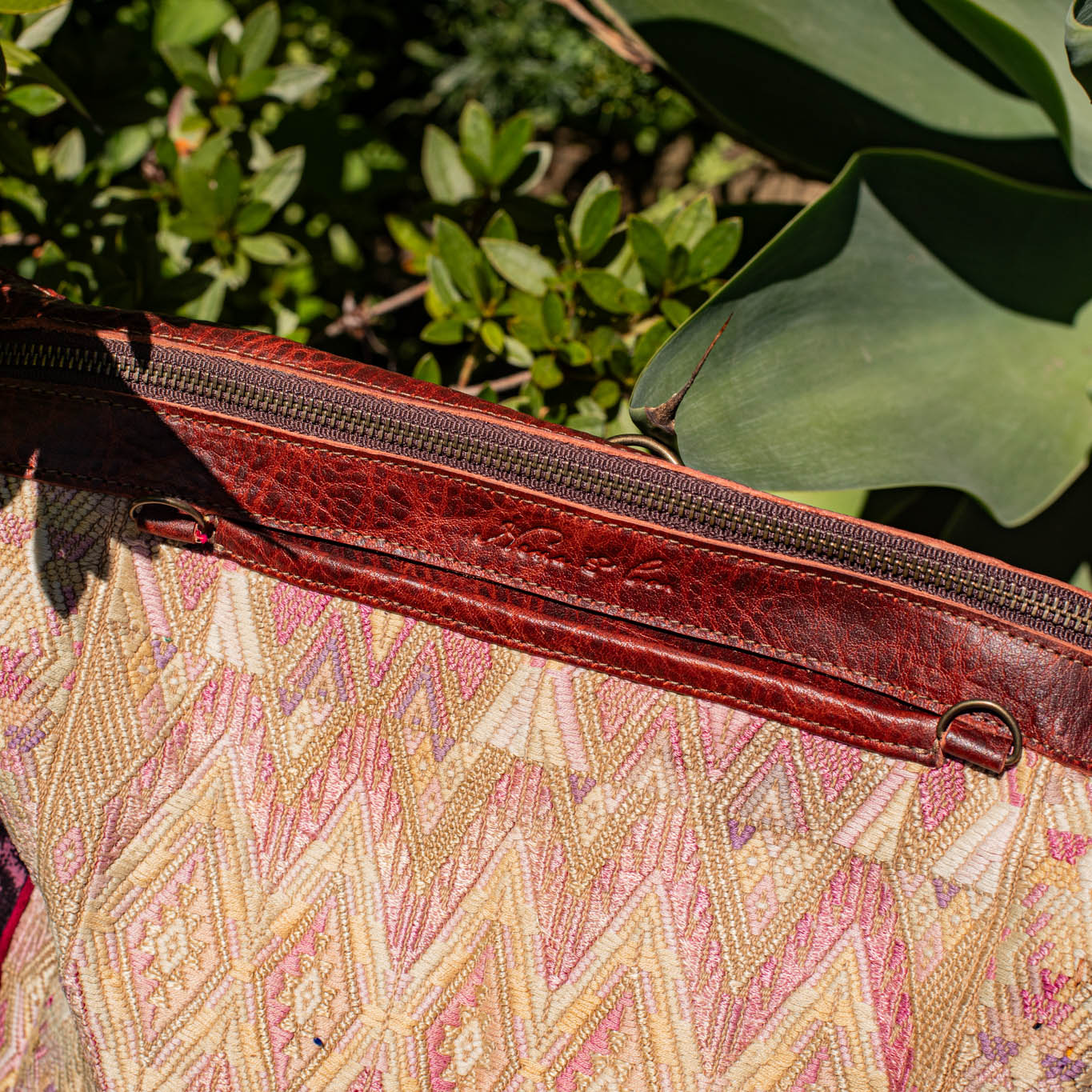BEATRIZ CDB + DIAMANTE STRAP - OOAK HUIPIL - COPPER - NO. 17304
