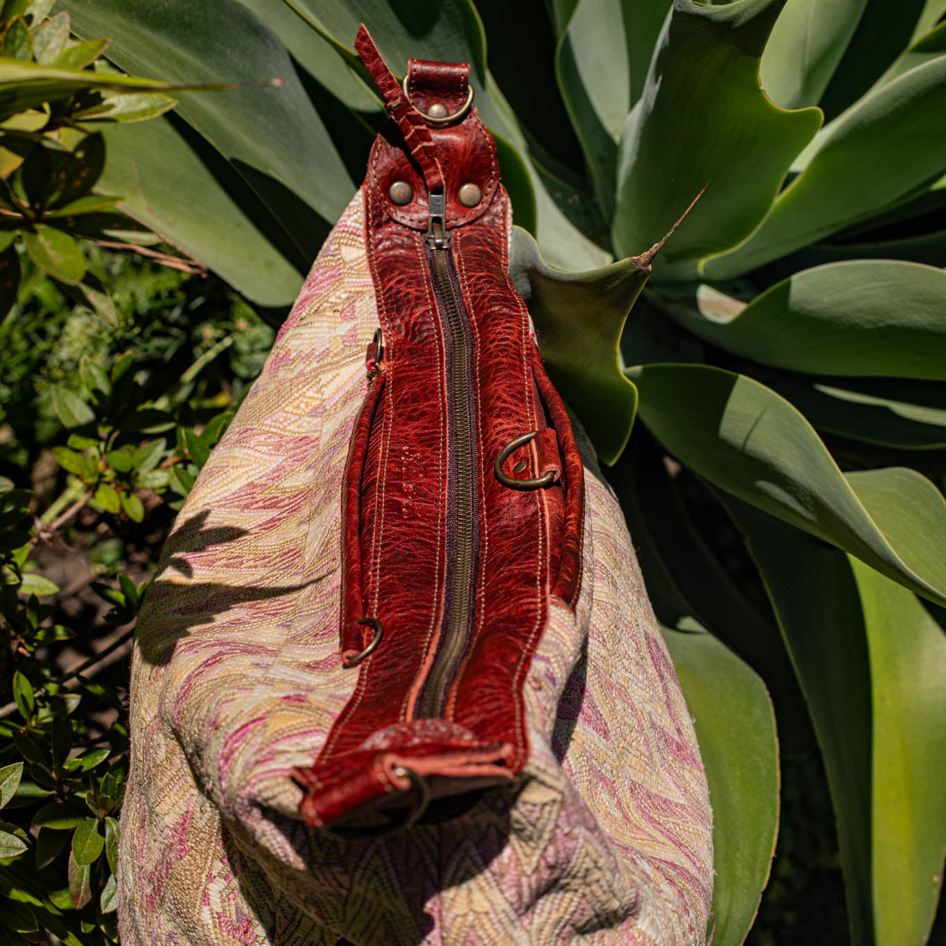 BEATRIZ CDB + DIAMANTE STRAP - OOAK HUIPIL - COPPER - NO. 17304