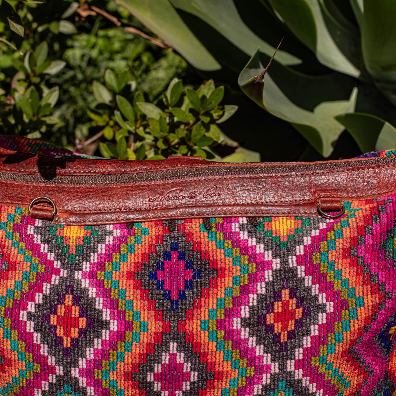 BEATRIZ CDB + DIAMANTE STRAP - OOAK HUIPIL - COPPER - NO. 17303