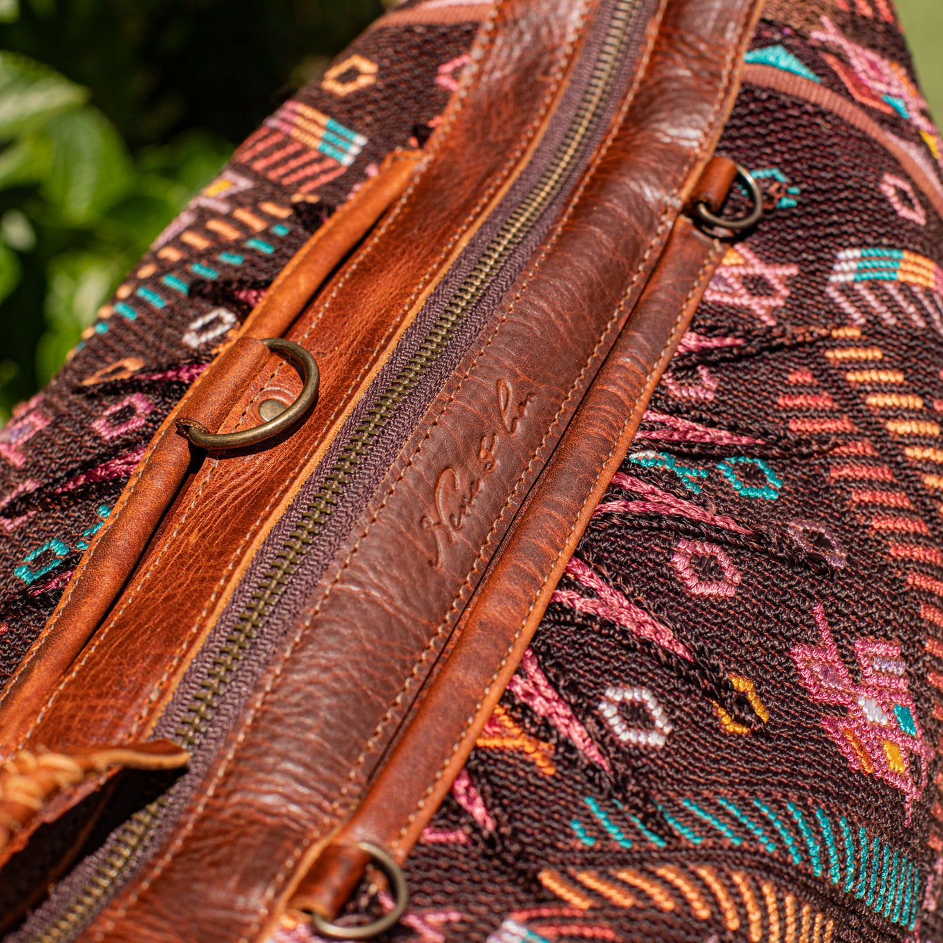 BEATRIZ CDB + DIAMANTE STRAP - OOAK HUIPIL - HONEY - NO. 17326