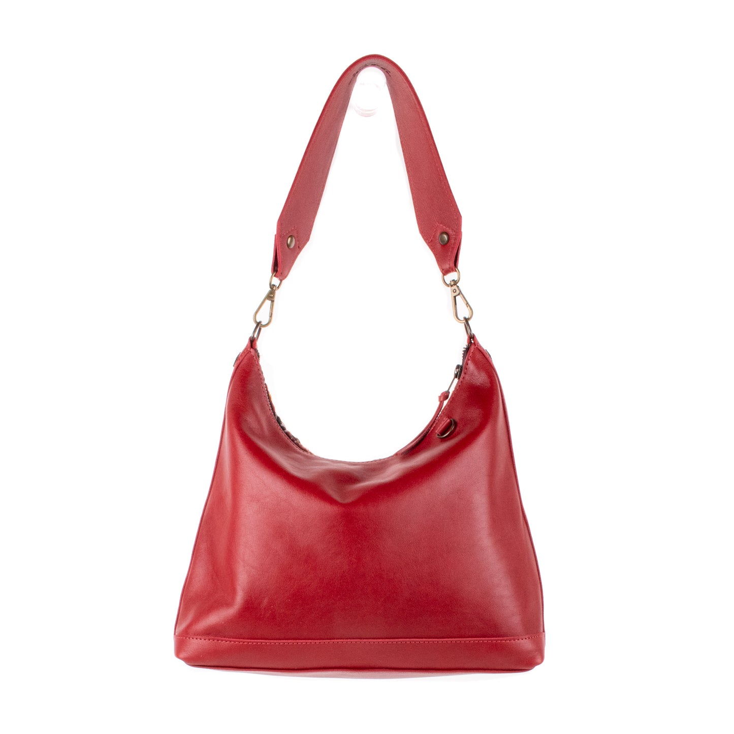 SMALL PENELOPE BAG - H&S EMBROIDERED FLORAL - CHILI PEPPER - NO. 19866