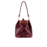 SIGNATURE EDITION DRAWSTRING BUCKET BAG - FULL LEATHER - COPPER