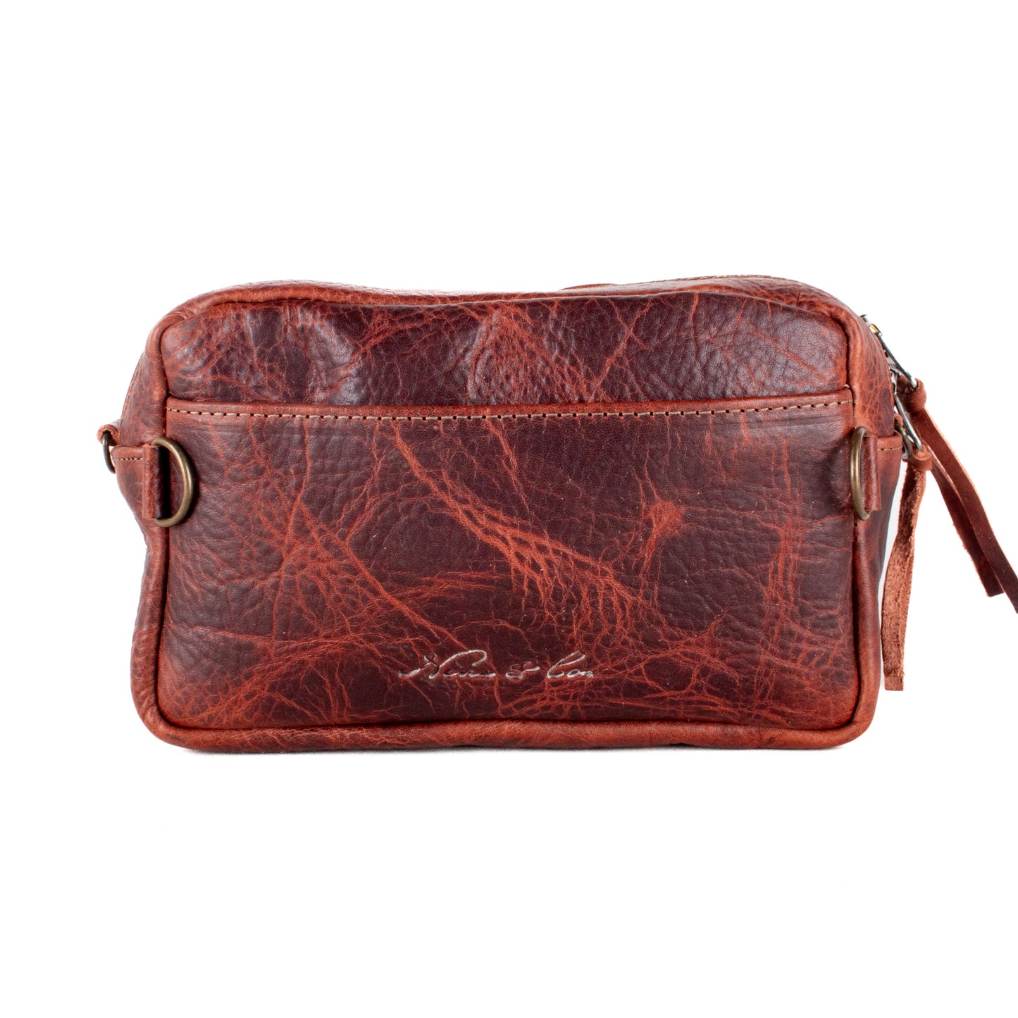 **SHIP WINDOW** WANDER CROSSBODY BAG + STRAP SET - FULL LEATHER - COPPER