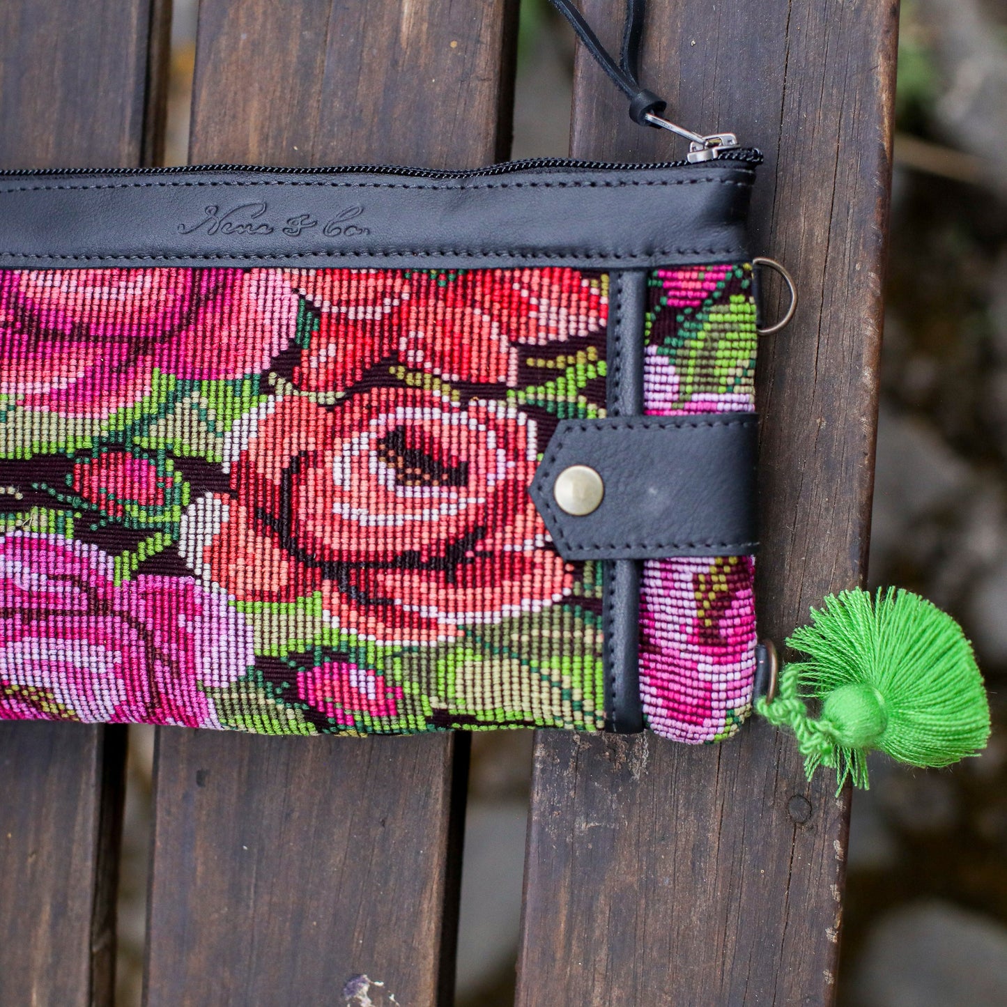 EVERYTHING CLUTCH - OOAK HUIPIL - BLACK - NO. 200447