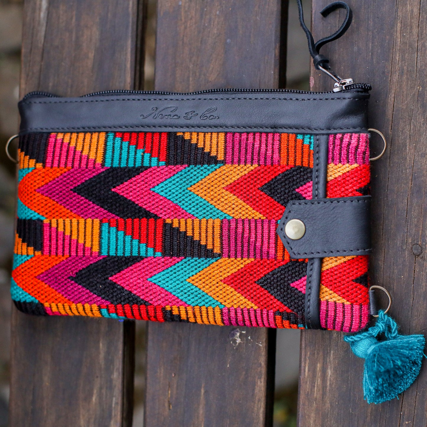 EVERYTHING CLUTCH - OOAK HUIPIL - BLACK - NO. 200451