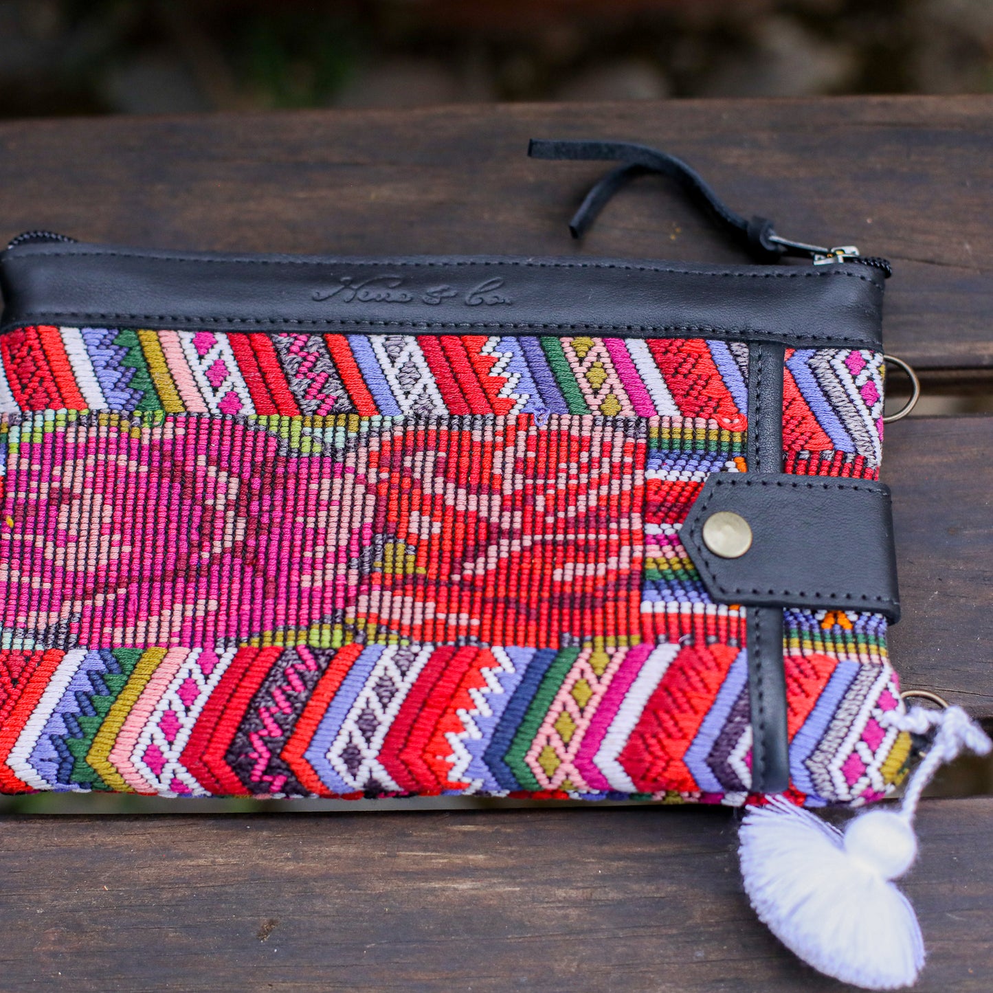 EVERYTHING CLUTCH - OOAK HUIPIL - BLACK - NO. 200448