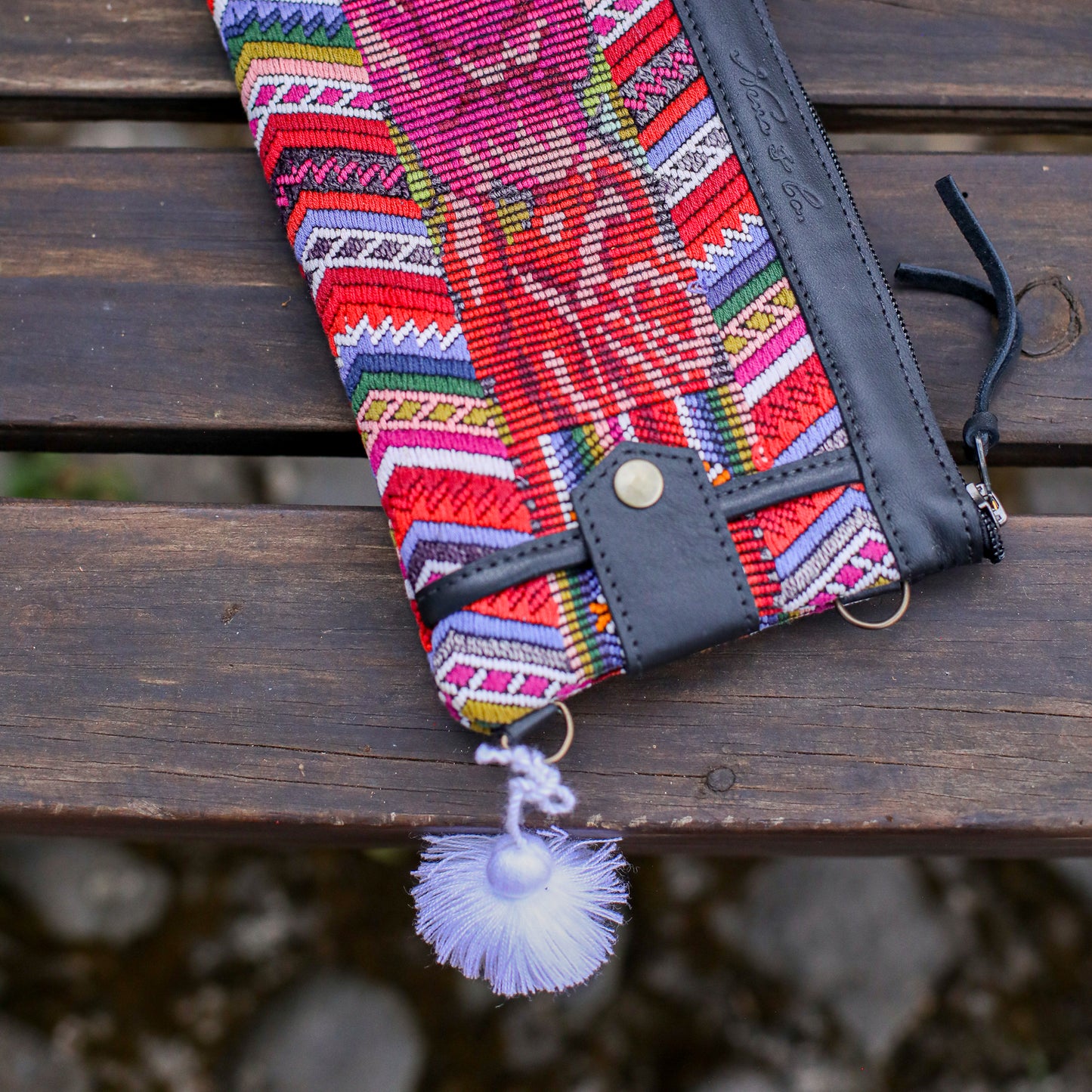 EVERYTHING CLUTCH - OOAK HUIPIL - BLACK - NO. 200448