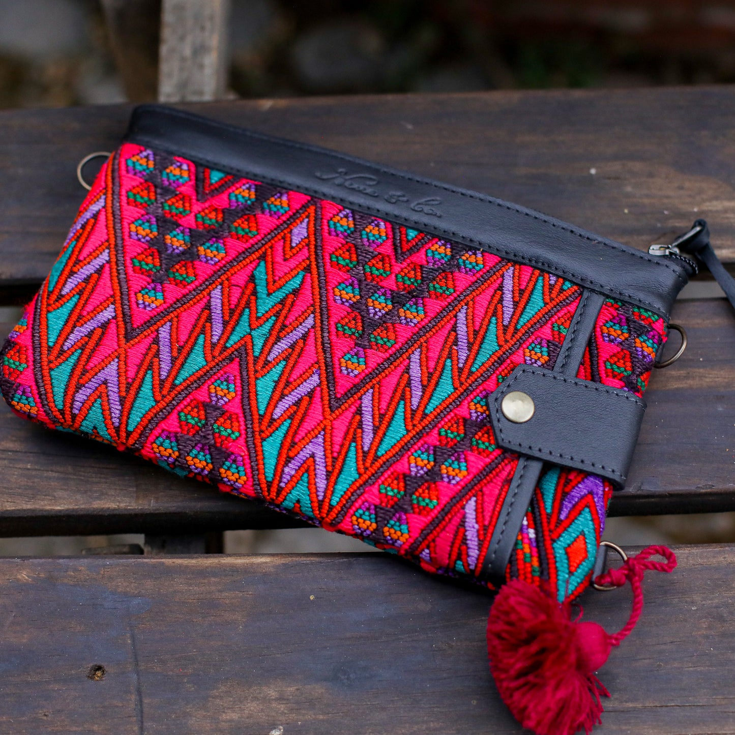 EVERYTHING CLUTCH - OOAK HUIPIL - BLACK - NO. 200449