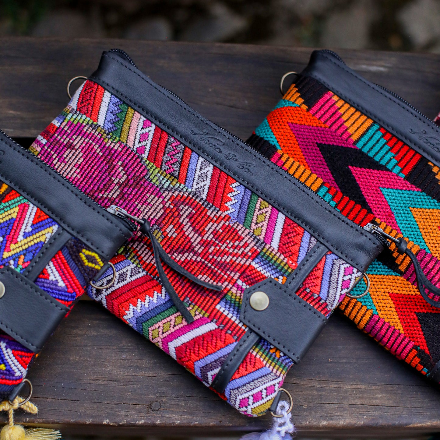 EVERYTHING CLUTCH - OOAK HUIPIL - BLACK - NO. 200448