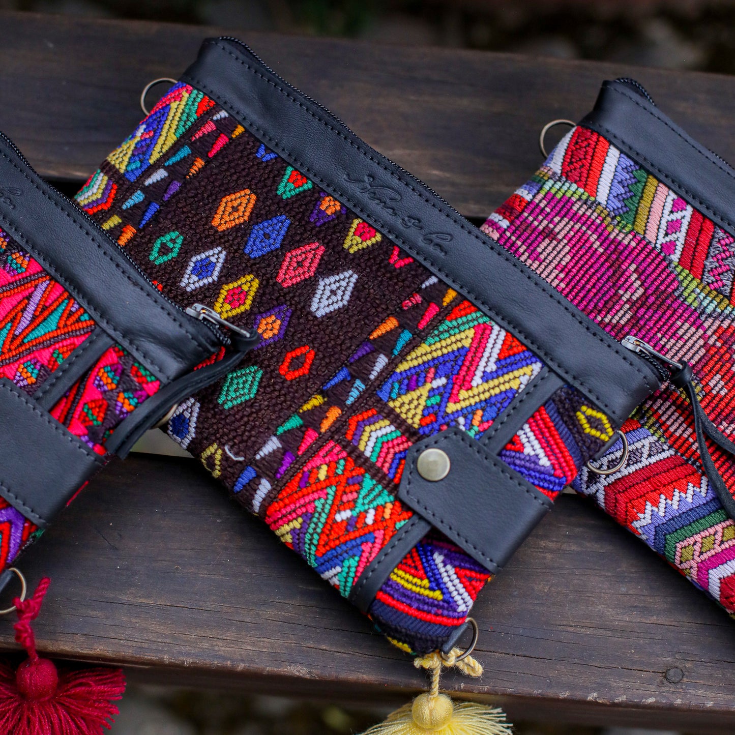 EVERYTHING CLUTCH - OOAK HUIPIL - BLACK - NO. 200453