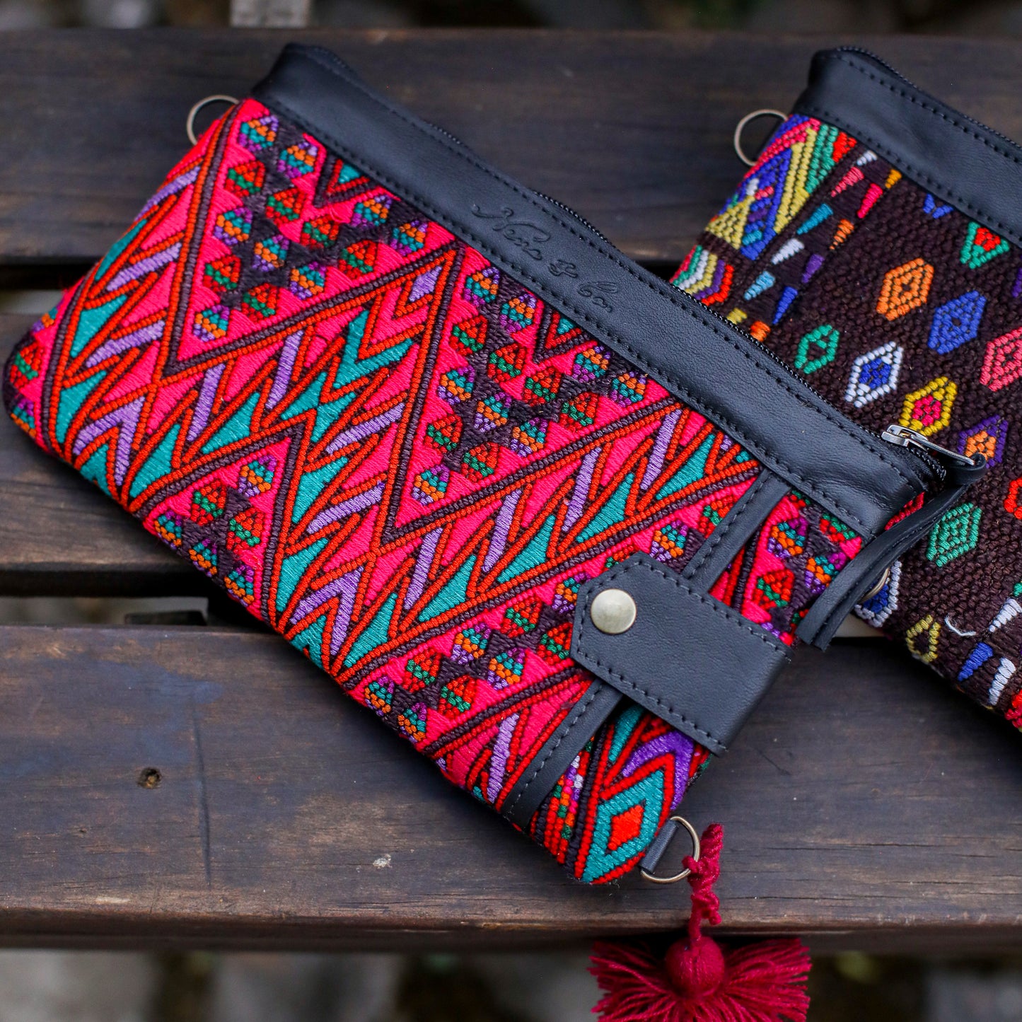 EVERYTHING CLUTCH - OOAK HUIPIL - BLACK - NO. 200449