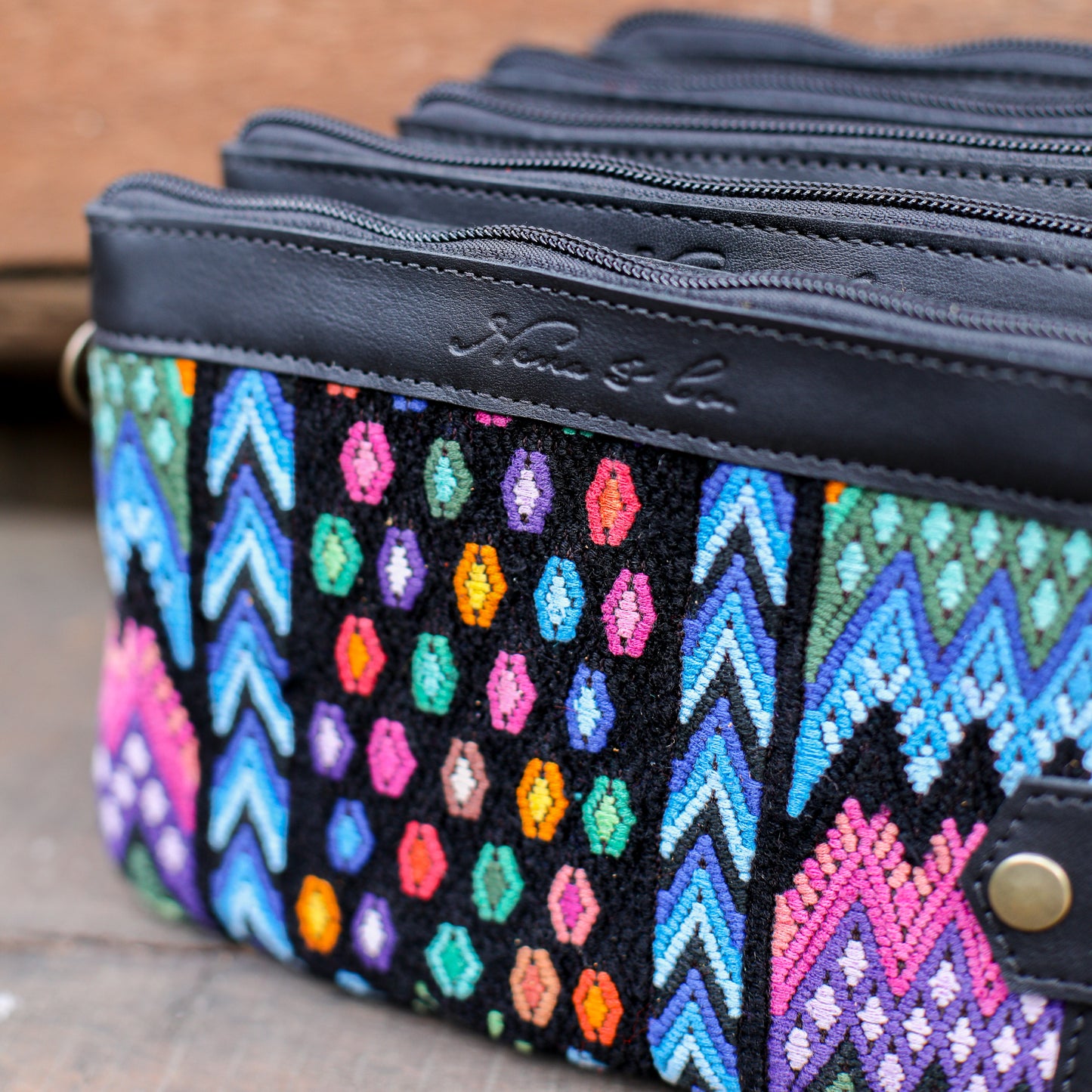 EVERYTHING CLUTCH - OOAK HUIPIL - BLACK - NO. 200440