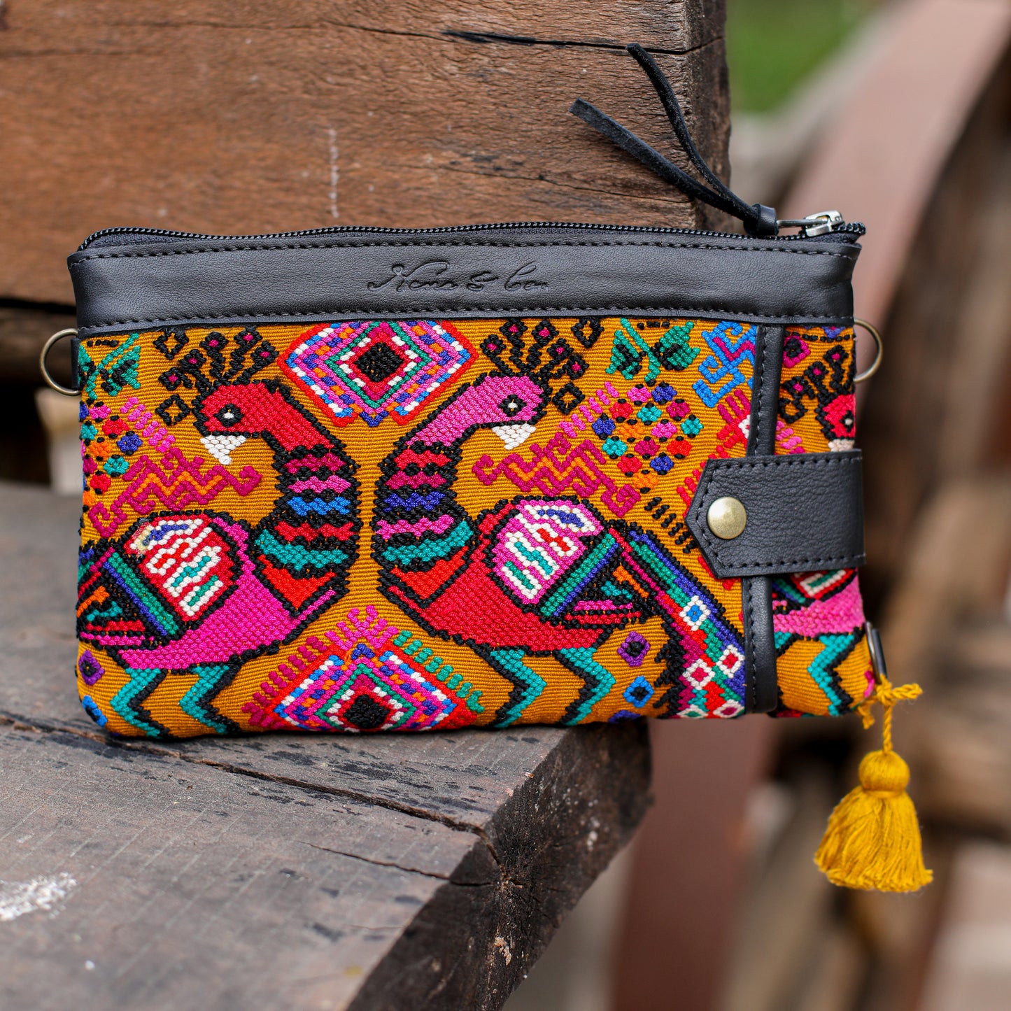 EVERYTHING CLUTCH - OOAK HUIPIL - BLACK - NO. 200439