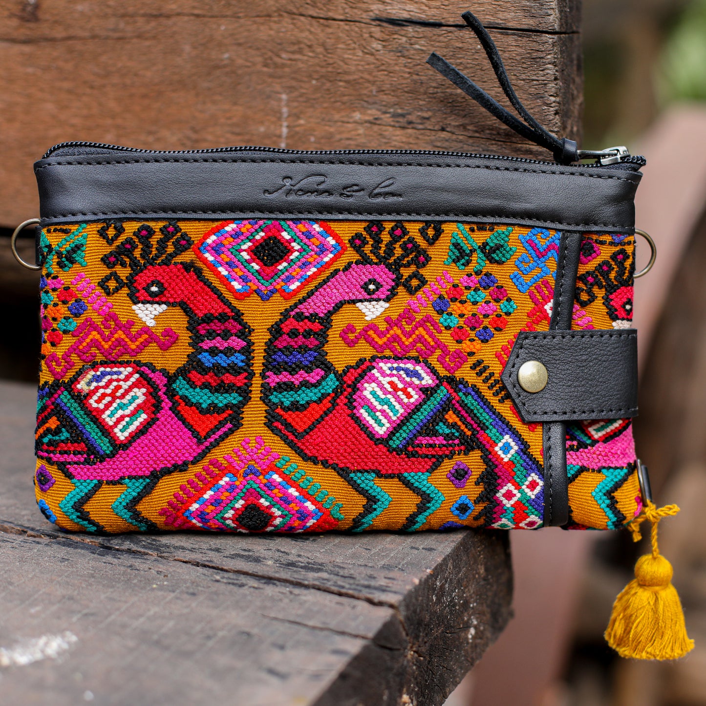 EVERYTHING CLUTCH - OOAK HUIPIL - BLACK - NO. 200439